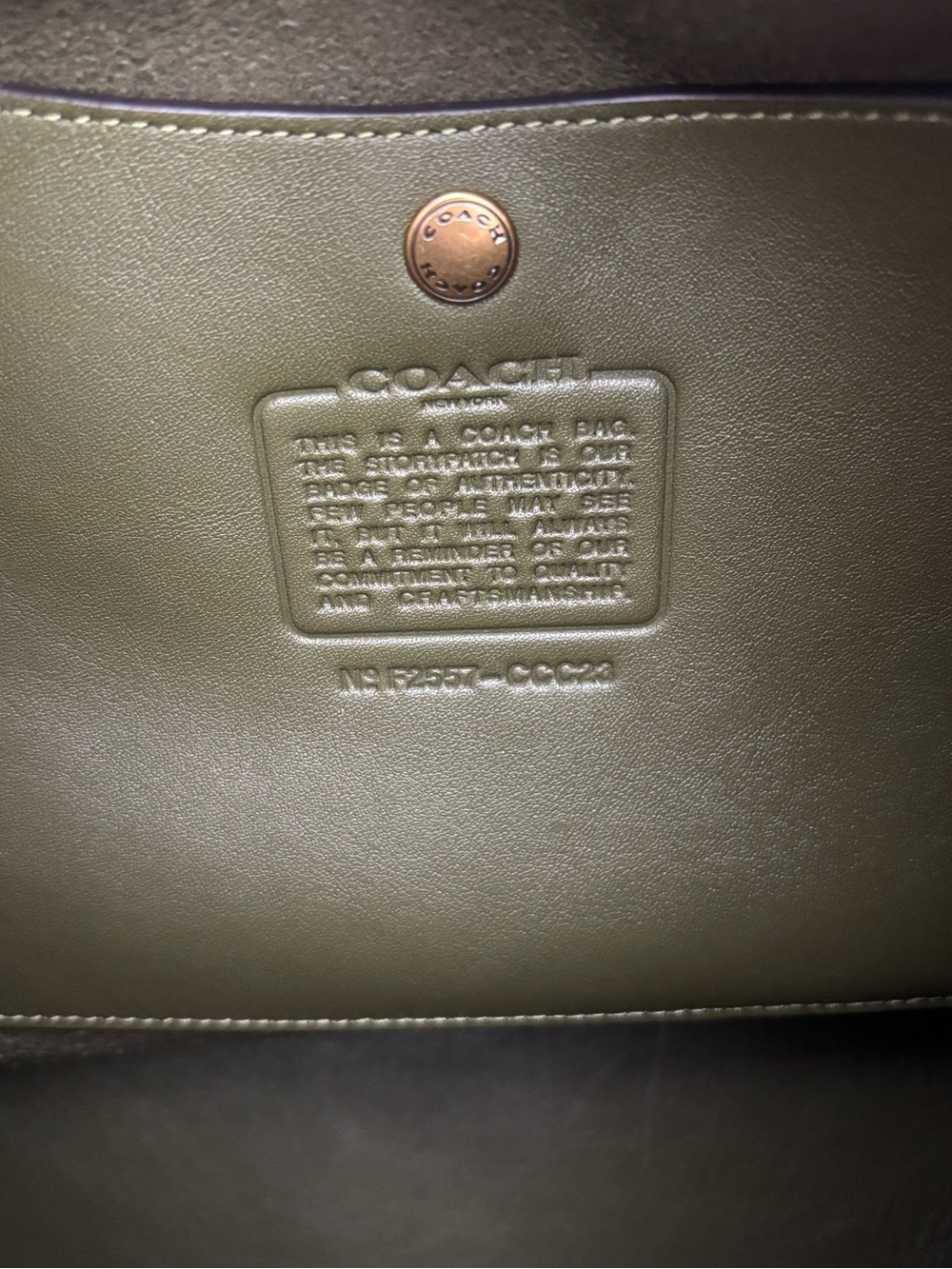 Coach Bleecker Bucket Bag - Picture 6 of 9
